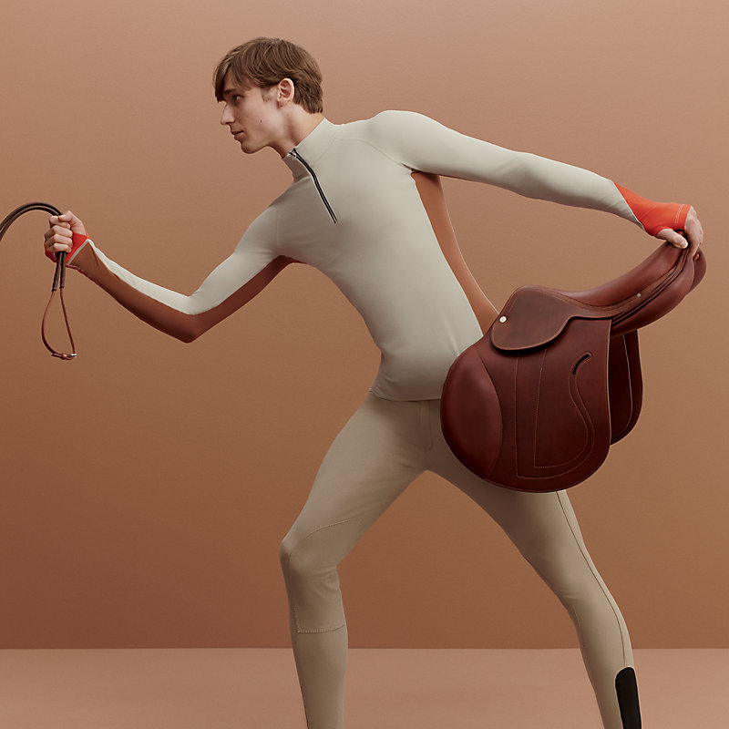 Stretching long-sleeve t-shirt | Hermès USA